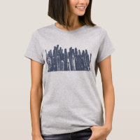 Vintage Kakteen Sukkulente Illustration in Navy Bl