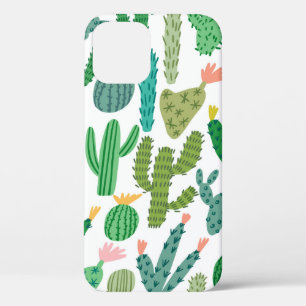 Vintage Kaktus niedlich von Hand gezeichnet nahtlo Case-Mate iPhone Hülle