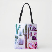Vintage Kaktus | Wiederverwendbare Tote