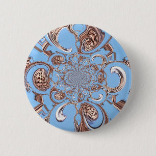 Vintage Kaleidoskop-Kunstdruckkunst Button