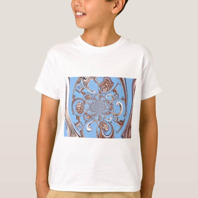 Vintage Kaleidoskop-Kunstdruckkunst T-Shirt (Vorderseite)