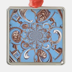 Vintage-Kaleidoskop-Kunstposter Ornament Aus Metall