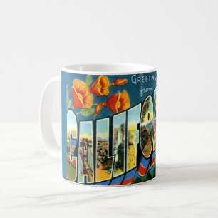Vintage kalifornische Tasse