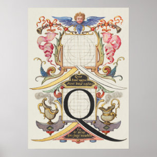 Vintage Kalligrafie Poster