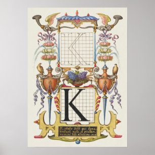Vintage Kalligrafie Poster