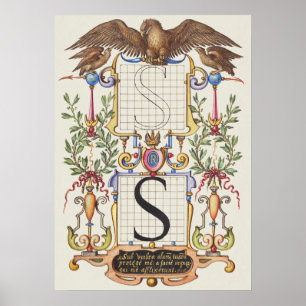 Vintage Kalligrafie Poster