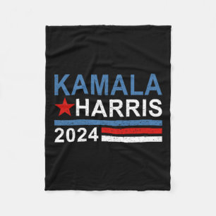 Vintage Kamala Harris 2024 Für die Präsidentschaft Fleecedecke