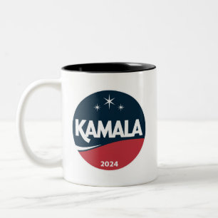 Vintage Kamala Harris 2024 Für die Präsidentschaft Zweifarbige Tasse