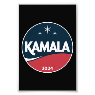 Vintage Kamala Harris 2024 Für Präsident Wahl Fotodruck