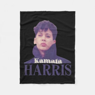 Vintage Kamala Harris Junge Kamala Fleecedecke