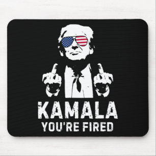 Vintage Kamala Sie sind gefeuert! Trump 2024 Mousepad