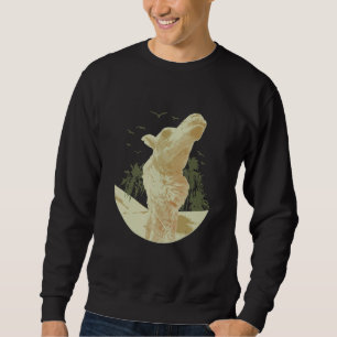 Vintage Kamel Realistisches Kamel Tierliebhaber Kü Sweatshirt