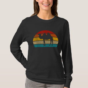 Vintage Kamel Retro Tier Familie Liebe Geburtstag T-Shirt