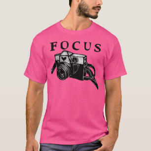 Vintage-Kamera 35Mm Retro Fokus auf Fotografie T-Shirt