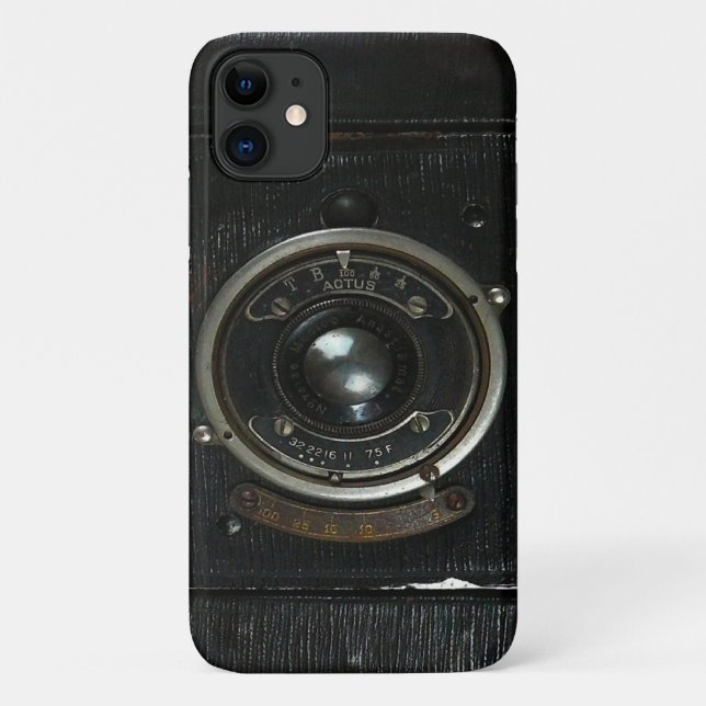 Vintage Kamera Case-Mate iPhone Hülle (Rückseite)