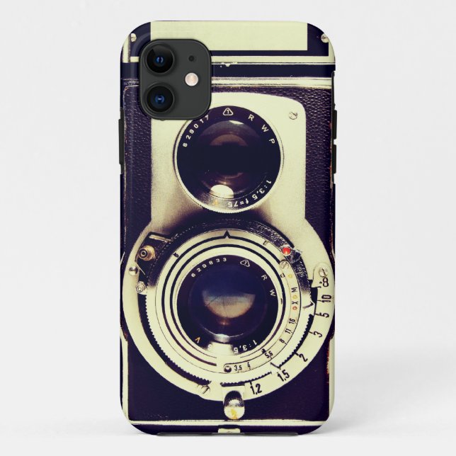 Vintage Kamera Case-Mate iPhone Hülle (Rückseite)
