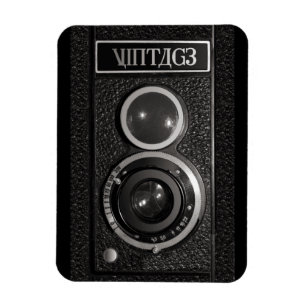 Vintage-Kamera-Effekt auf flexiblem Magneten Magnet