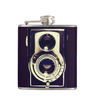 Vintage Kamera Flachmann