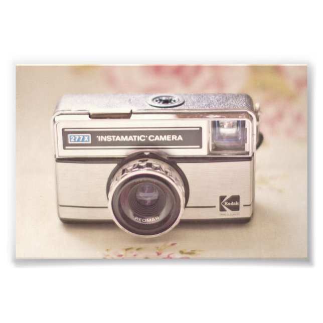 Vintage Kamera Fotodruck (Vorne)