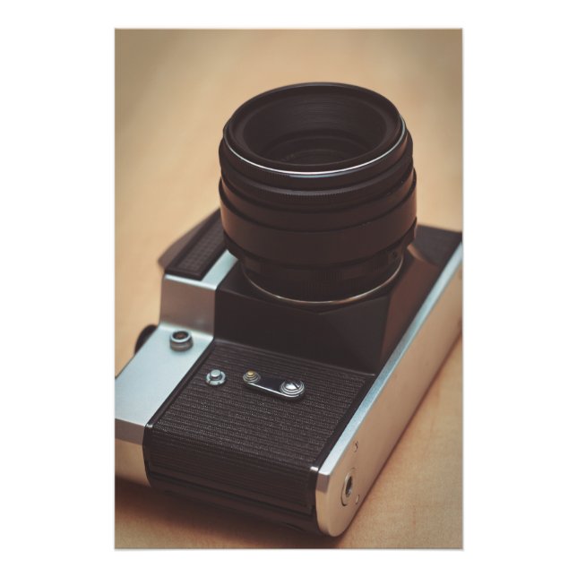 Vintage Kamera Fotodruck (Vorne)