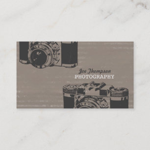 Vintage-Kamera-Fotografie Visitenkarten Visitenkarte