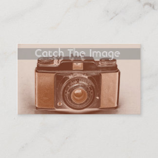 Vintage Kamera Geschäftskarten Fotografie Visitenkarte