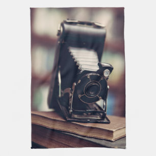 Vintage Kamera Handtuch