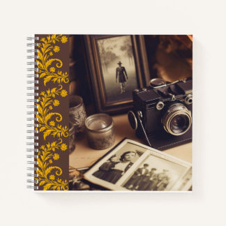 Vintage-Kamera-Journal-Notizbuch Notizbuch