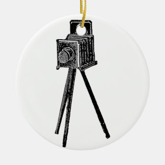 Vintage Kamera Keramikornament
