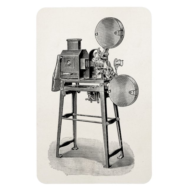 Vintage Kamera-Kinematografie-Ausrüstung Magnet (Vertikal)