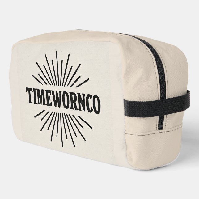 Vintage Kamera Kosmetische Tasche - Retro Travel T (Linke Seite)