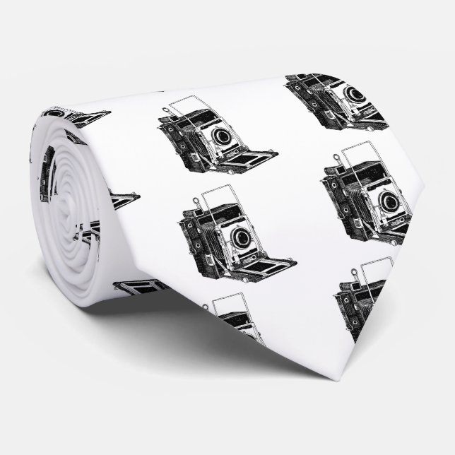 Vintage Kamera Krawatte (Gerollt)