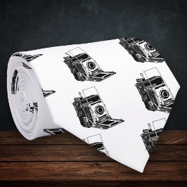 Vintage Kamera Krawatte