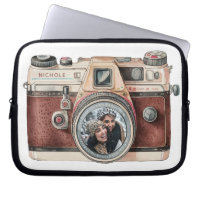 Vintage Kamera mit Foto