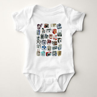 Vintage-Kamera-Montage Baby Strampler