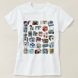 Vintage-Kamera-Montage T-Shirt
