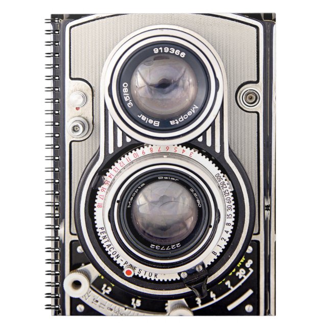 Vintage Kamera Notizblock (Vorderseite)