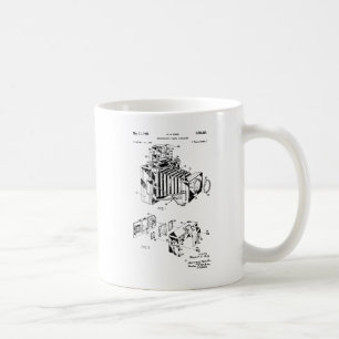 Vintage Kamera-Patent-Kaffee-Tassen, Kamera-Tassen Tasse