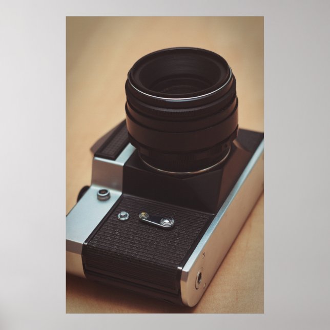 Vintage Kamera Poster (Vorne)