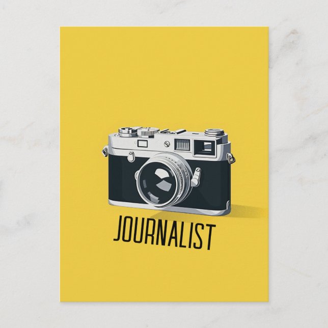 Vintage Kamera Postkarte (Vorderseite)