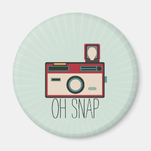 Vintage-Kamera Retro-Look Oh Snap Magnet