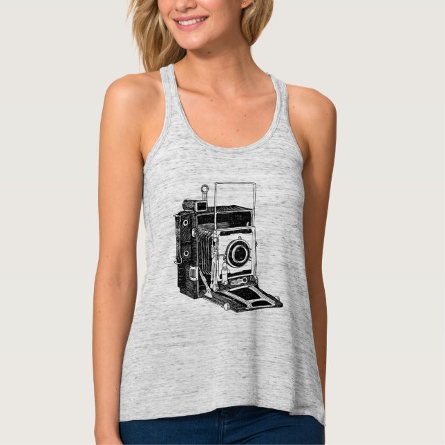 Vintage Kamera Tank Top (Vorderseite)