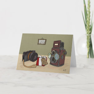 Vintage Kamera - Vatertagskarte Karte