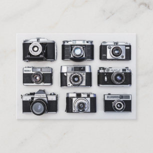 Vintage Kamera Visitenkarte