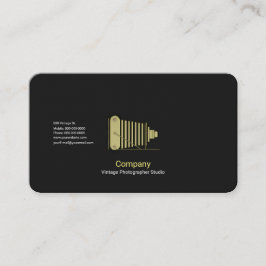 Vintage Kamera Visitenkarte