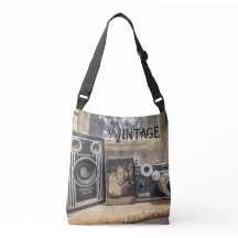 Vintage Kameras mit Vintagem Druck