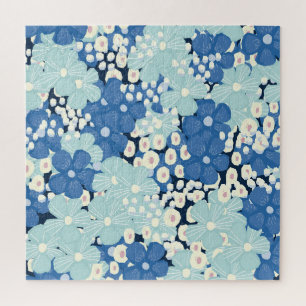 Vintage-Kamille-Wildblumen: Romantischer Druck. Puzzle