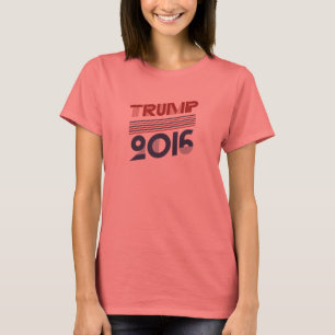 Vintage Kampagnen-Art des Trumpf-2016 T-Shirt
