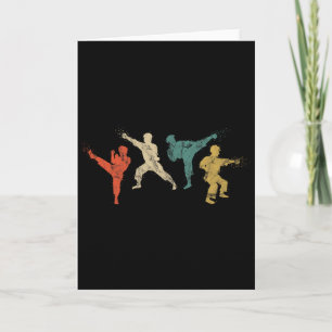 Vintage Kampfkunst Kinder und Erwachsene Karate Sh Karte