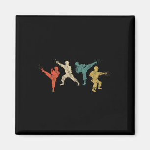 Vintage Kampfkunst Kinder und Erwachsene Karate Sh Magnet